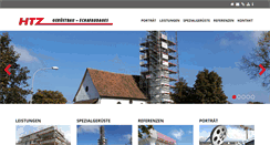 Desktop Screenshot of htzgerueste.ch